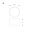 Минифото #7 товара Светильник SP-BISCOTTO-R140-15W Warm3300-MIX (WH-GD, 80 deg, 230V) (Arlight, IP54 Металл, 5 лет)