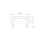 Минифото #2 товара Экран LINE-D-1111-2000 OPAL (Arlight, Пластик)