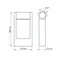 Минифото #6 товара Светильник LGD-PATH-FRAME-ROTARY-H300-6W Warm3000 (BK, 111 deg, 230V) (Arlight, IP65 Металл, 3 года)