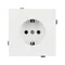 Минифото #2 товара Механизм электрической розетки SCT-TENDO-MEU1-SFPL-WH (230V, 16A) (Arlight, Матовый белый)