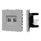Минифото #1 товара Механизм сдвоенной компьютерной розетки SCT-NOBE-MPC2-SFPL-IS (RJ-45, CAT6) (Arlight, Никель)