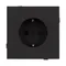 Минифото #2 товара Механизм электрической розетки SCT-TENDO-MEU1-SFPL-BK (230V, 16A) (Arlight, Матовый черный)