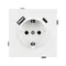Минифото #2 товара Механизм розетки с USB зарядкой SCT-TENDO-MUAC-PL-WH (230V, 16A) (Arlight, Белый)